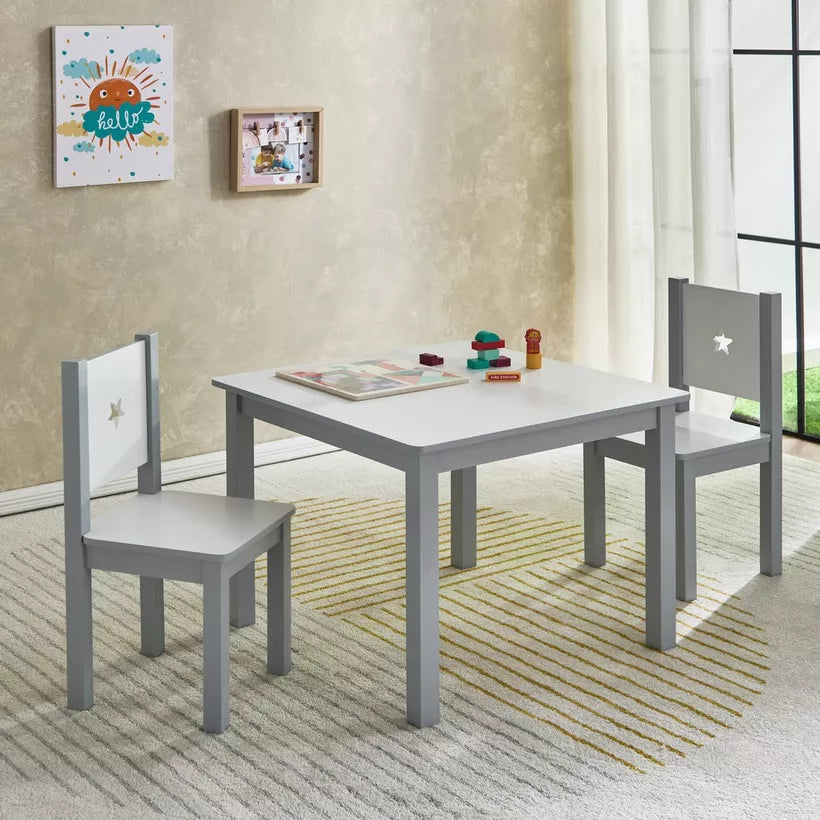 3-Piece Kids’ Study Table and Chair Set