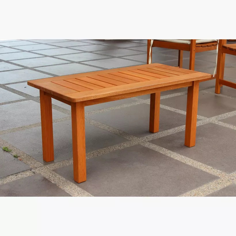 4-Piece Outdoor Sofa Set – Engineered Wood with Cushions