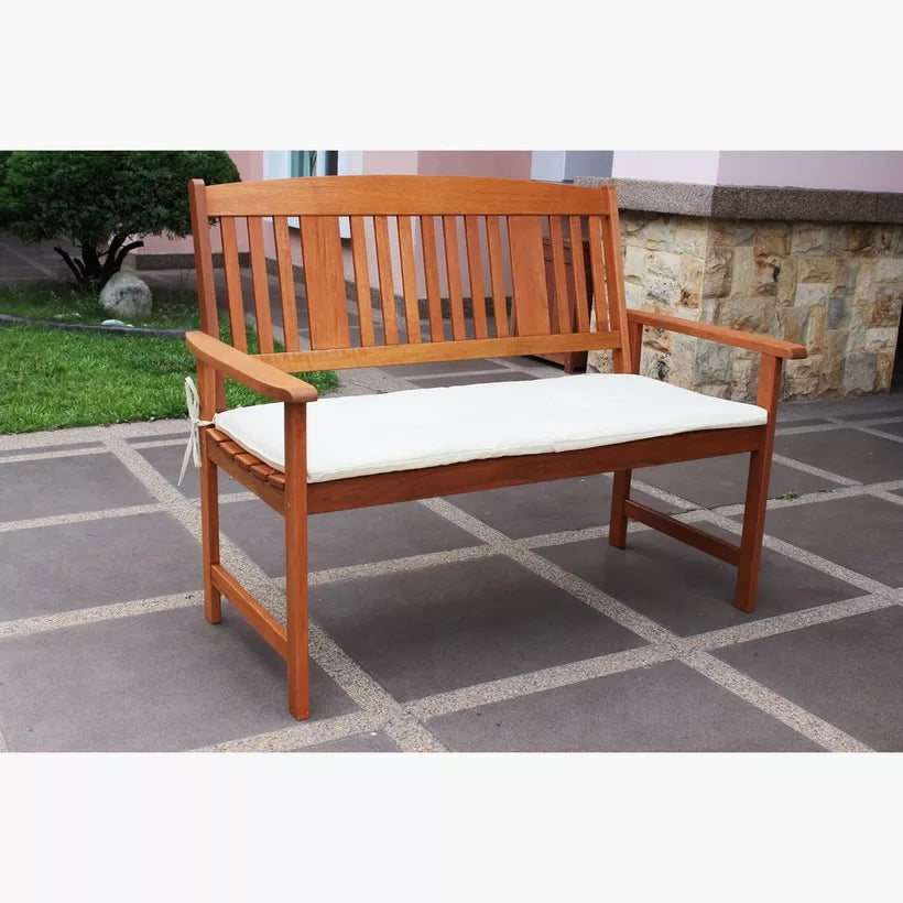4-Piece Outdoor Sofa Set – Engineered Wood with Cushions