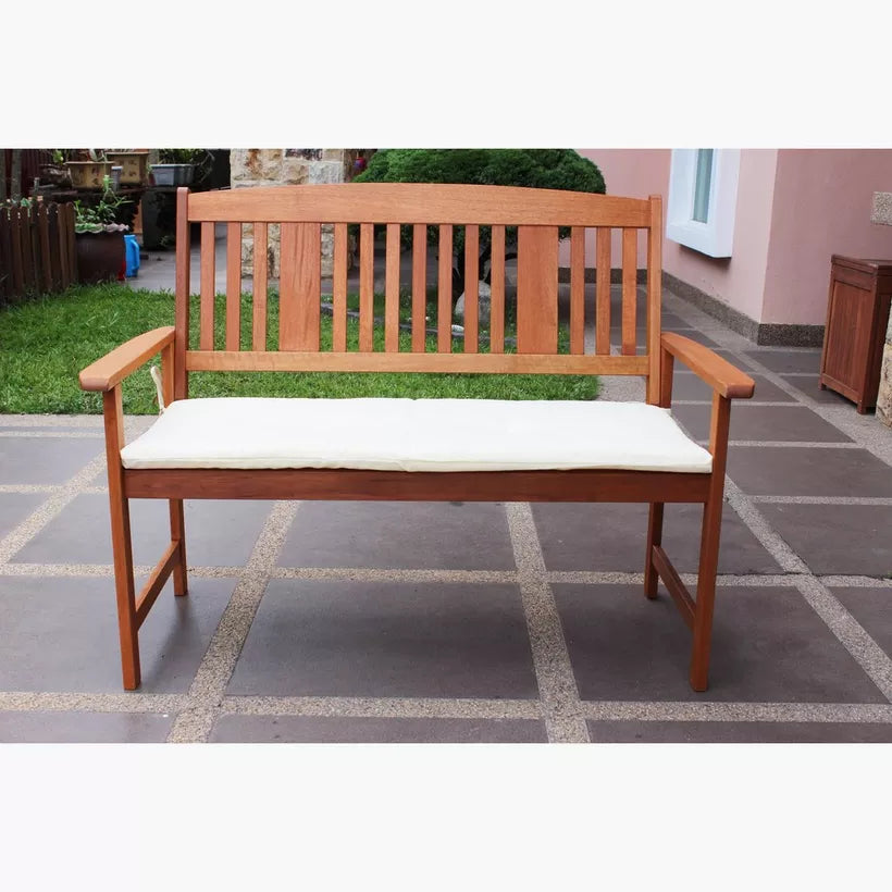 4-Piece Outdoor Sofa Set – Engineered Wood with Cushions