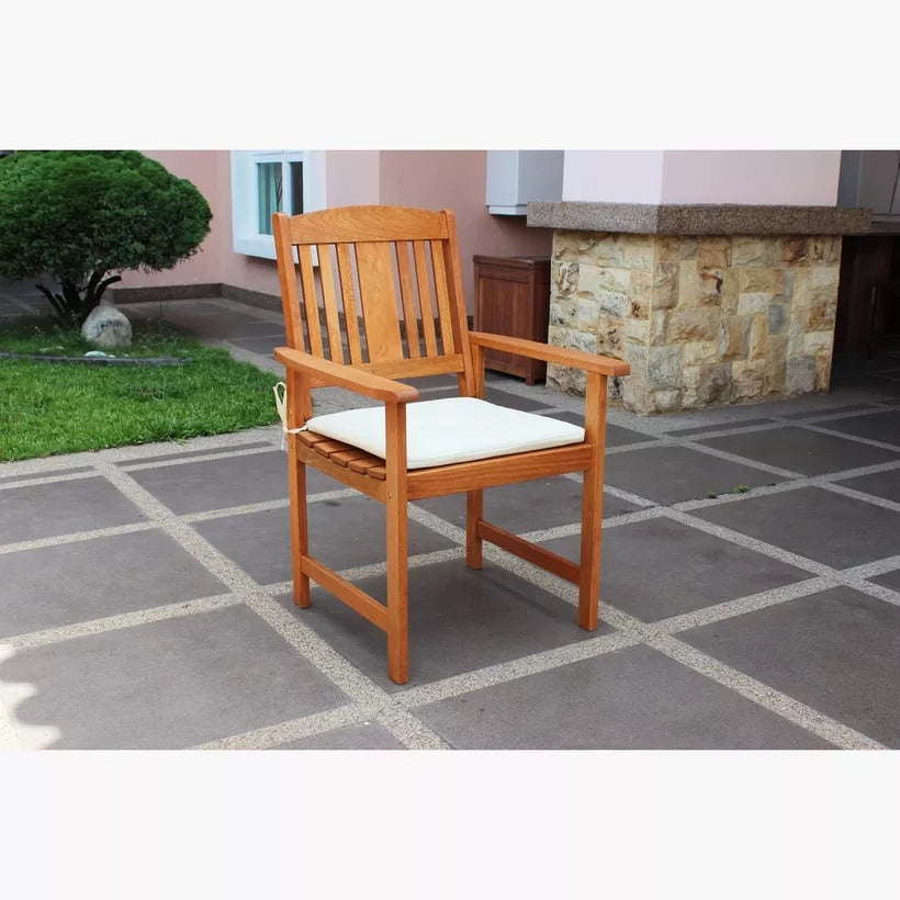 4-Piece Outdoor Sofa Set – Engineered Wood with Cushions