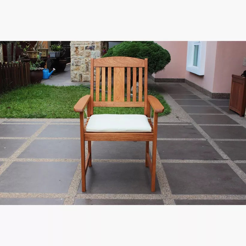 4-Piece Outdoor Sofa Set – Engineered Wood with Cushions
