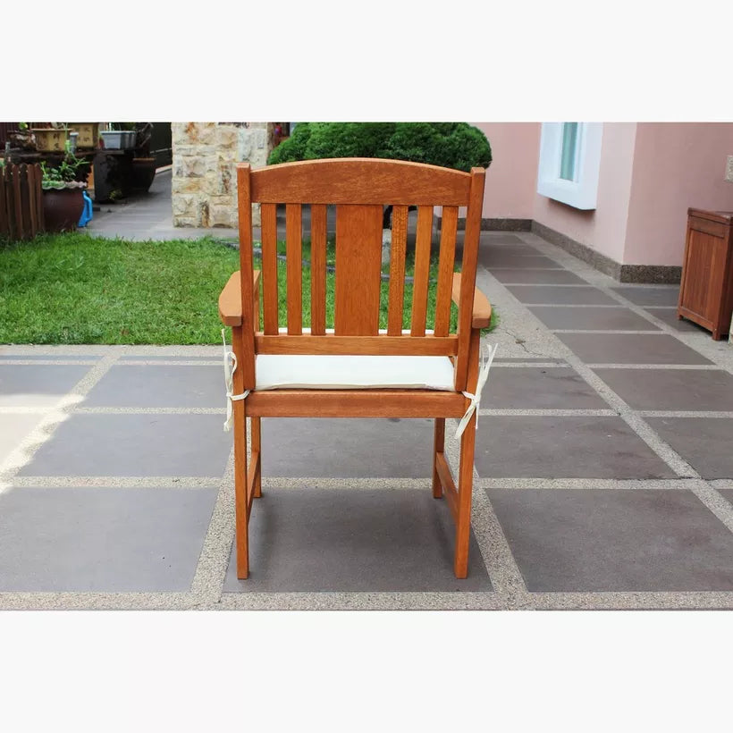 4-Piece Outdoor Sofa Set – Engineered Wood with Cushions