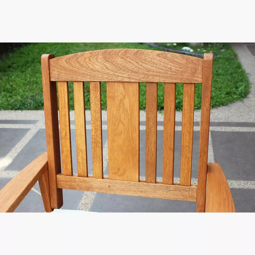 4-Piece Outdoor Sofa Set – Engineered Wood with Cushions