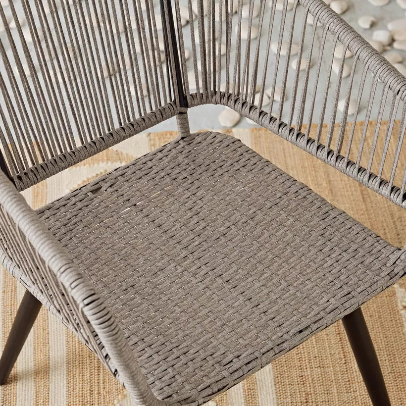 2-Seater Outdoor Balcony Set with Cushions