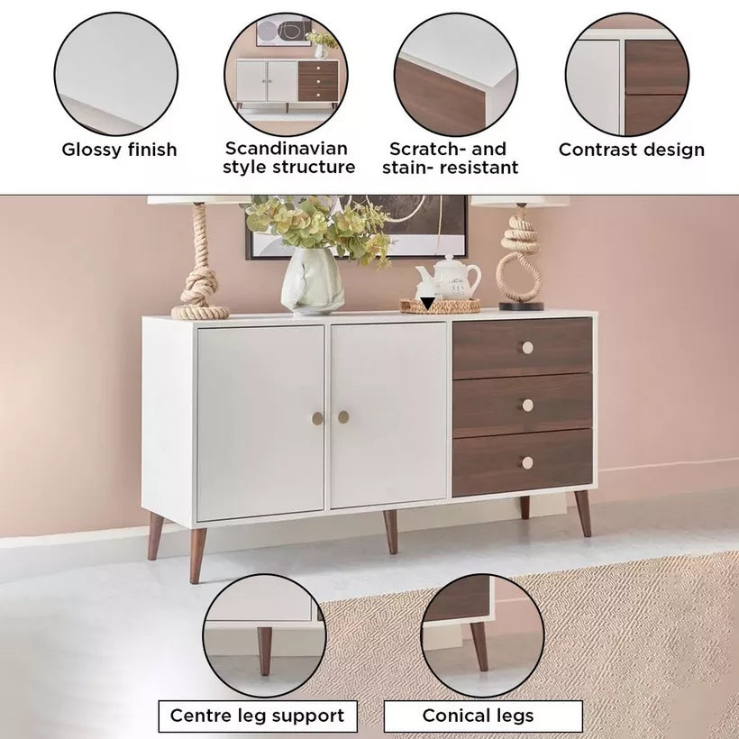 3-Drawer 2-Door Sideboard
