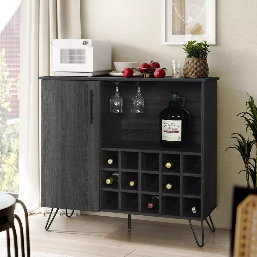 Stylish Bar Cabinet With Smart Storage Layout