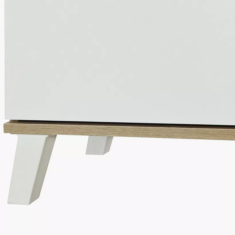 Modern Coffee Bar Cabinet, 2 Doors, Multiple Shelves, And Adjustable Shelving To Store