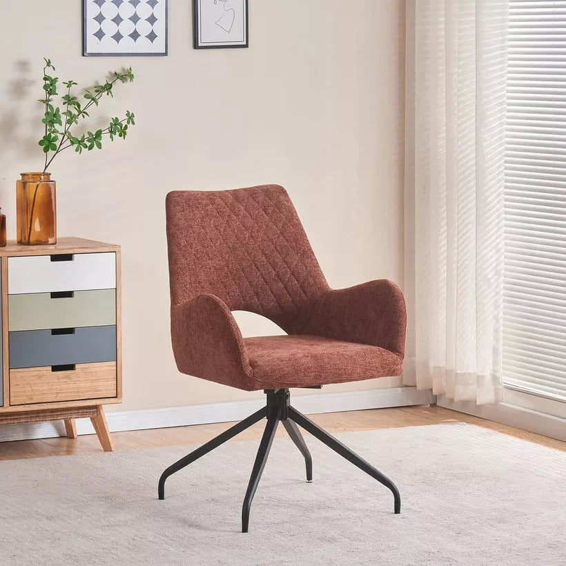 Modern 2-Seater Dining Table Set – White & Tan Brown Finish