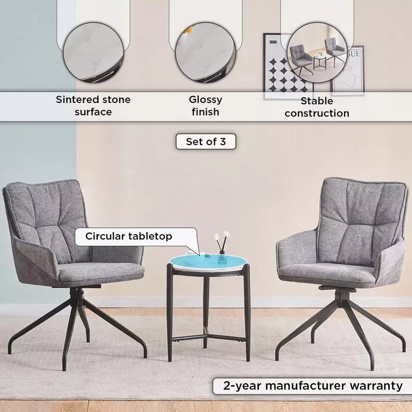 3-Piece Tea Table Set – Modern, Compact & Comfortable