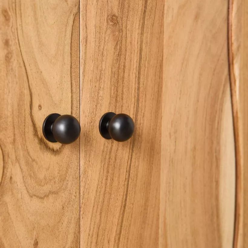 3-Door Live Edge Solid Wood Sideboard