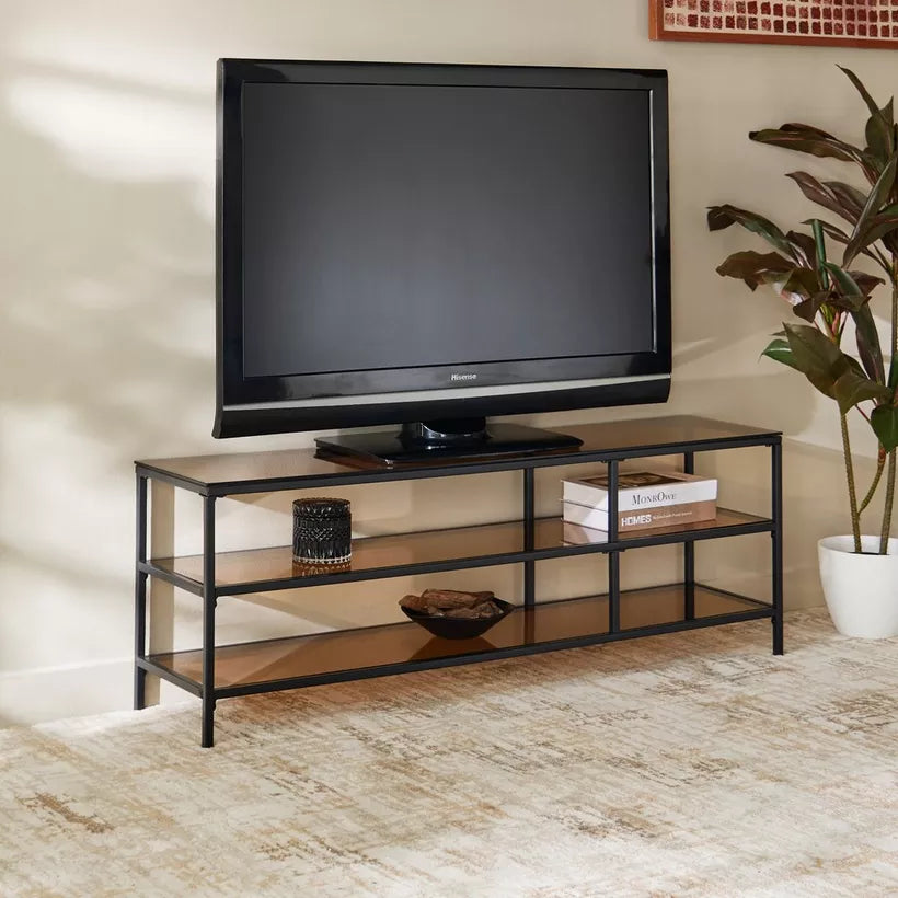1.3 Metre Glass Top TV Unit for TVs up to 55 inches