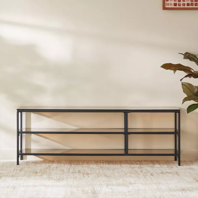 1.3 Metre Glass Top TV Unit for TVs up to 55 inches