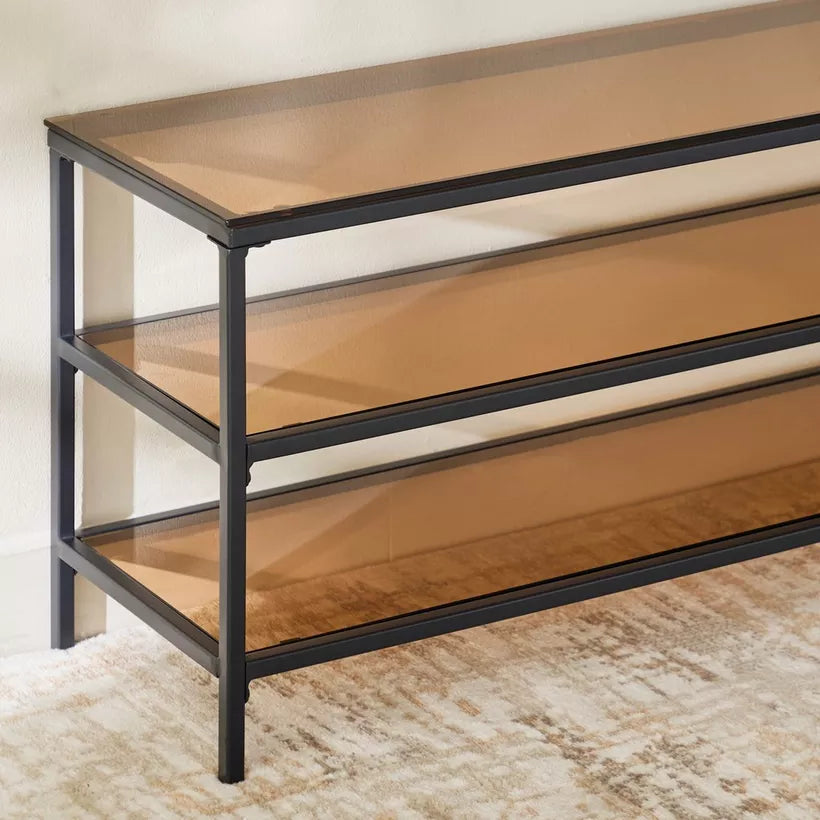 1.3 Metre Glass Top TV Unit for TVs up to 55 inches