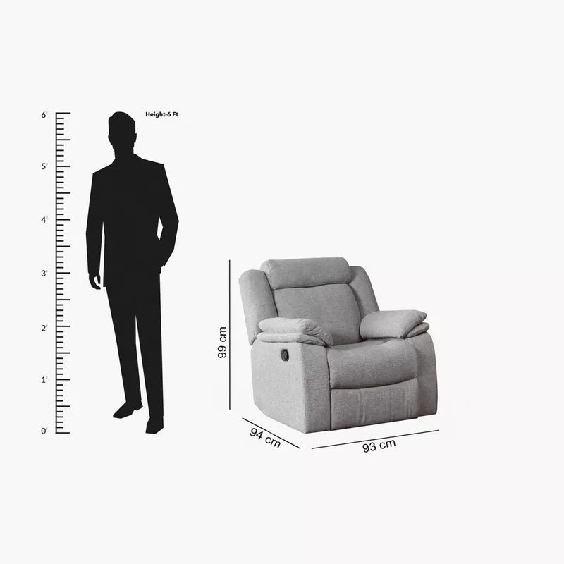 Hilton Armchair Recliner with Glider