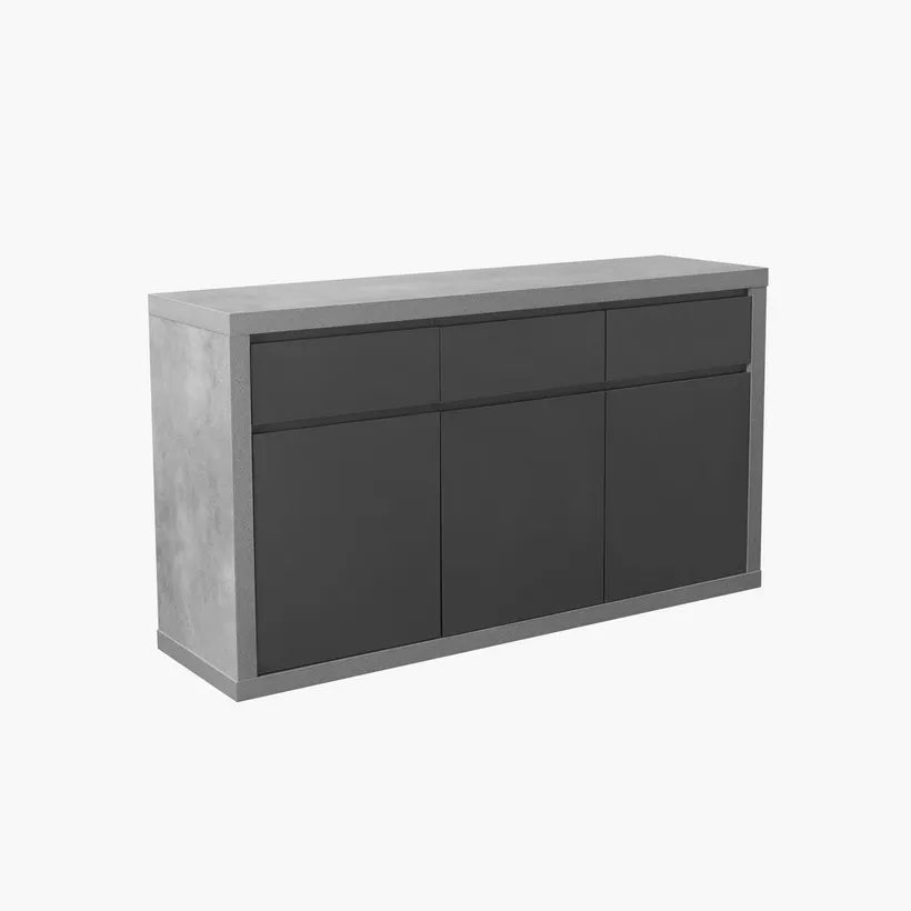 3-Door Sideboard with 3 Drawers