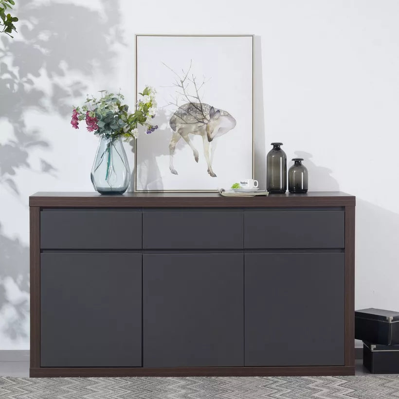 3-Door Sideboard with 3 Drawers