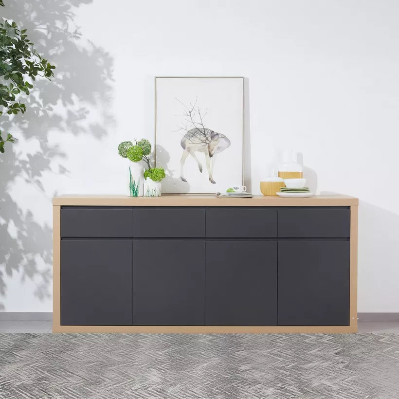 4-Door Sideboard with 4 Drawers