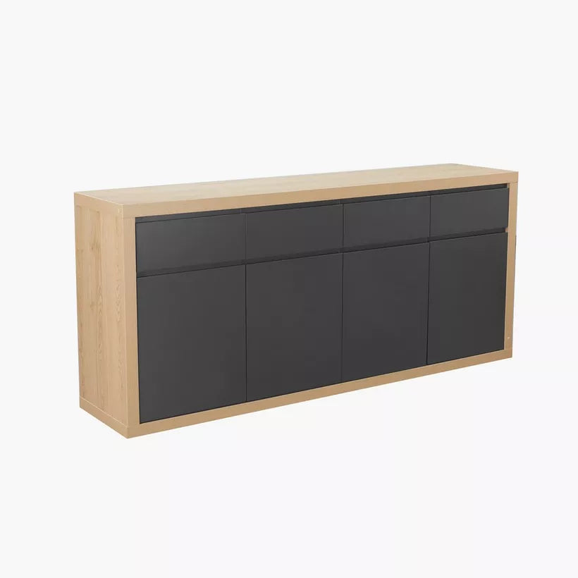 4-Door Sideboard with 4 Drawers