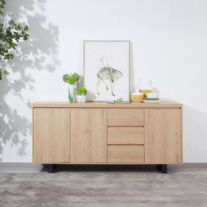 3-Door Sideboard with 3 Drawers
