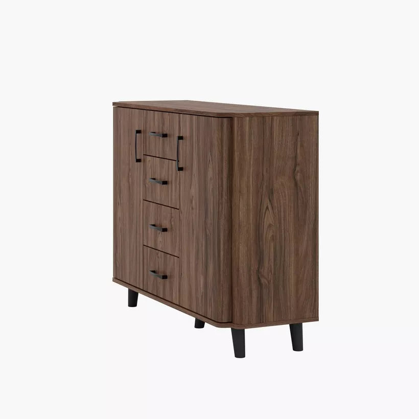 1.2 Meter 2-Door Sideboard with 4 Drawers