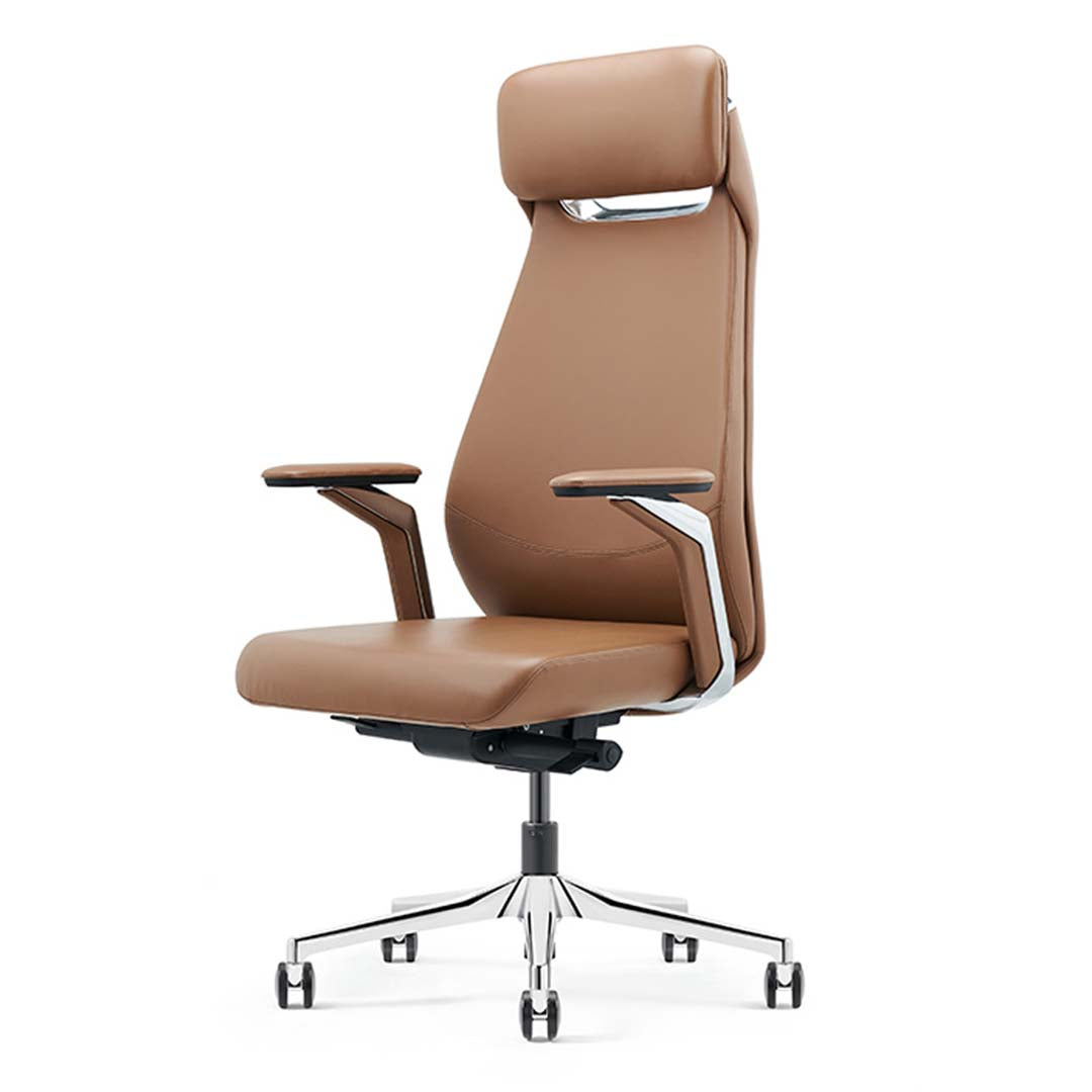 Luxury Ergonomic Design High Back Office Chair With Adjustable Headrest-GCC Home Center
