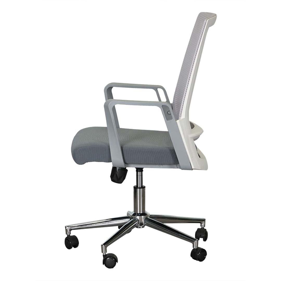 Modern Ergonomic Low Back Office Chair - Grey-GCC Home Center