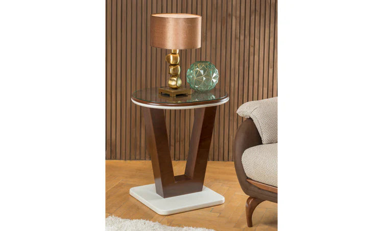 Side Table / Coffee Table - Classic Brown