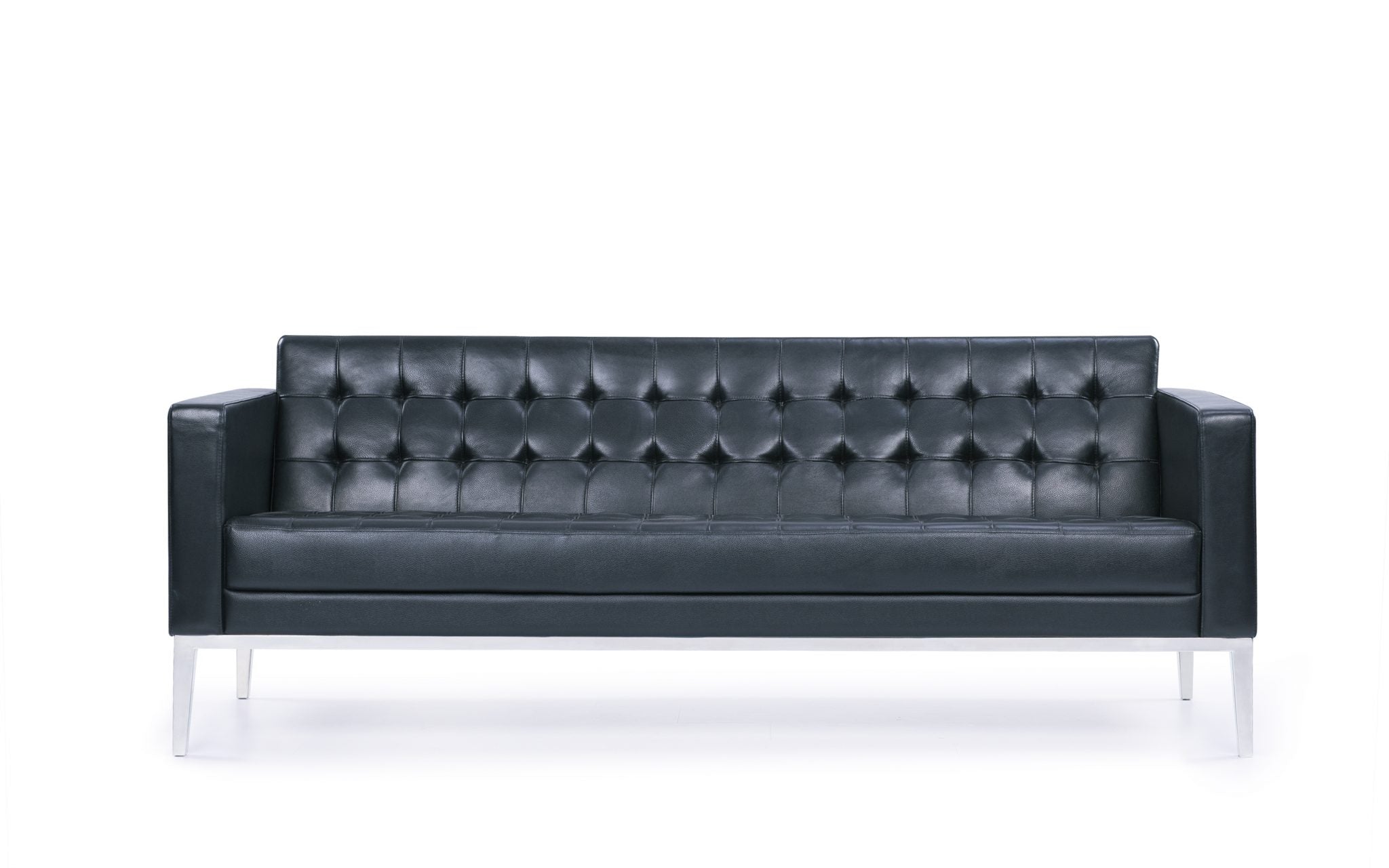 PU Leather Sofa Seat – Classic Design with Solid Wood Frame