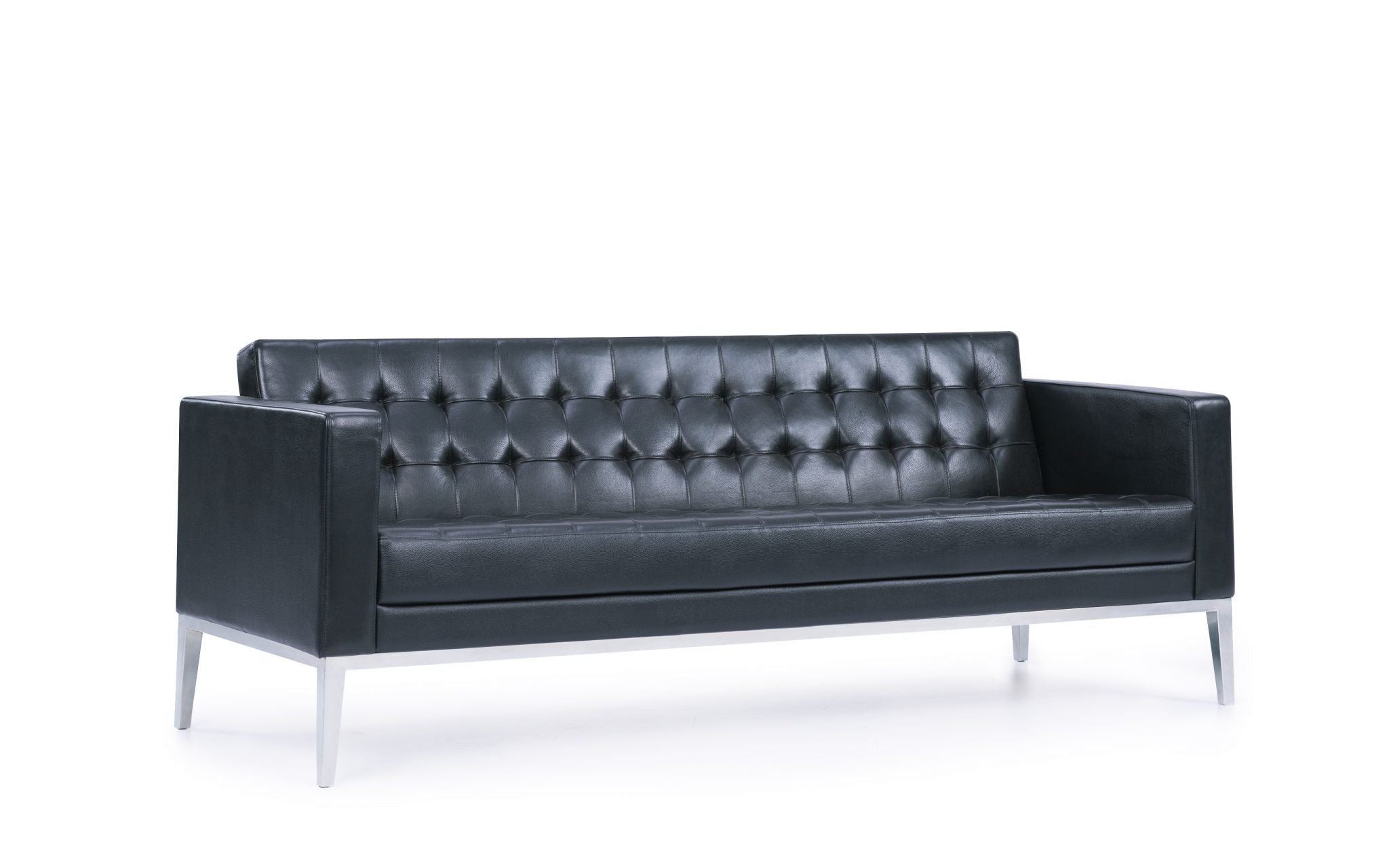 PU Leather Sofa Seat – Classic Design with Solid Wood Frame