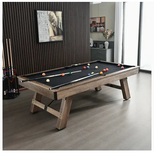 COOLBABY 3 in 1 8ft Pool Billiard Table + Household Table Tennis Table + meeting or dining table Multi Function Game Table