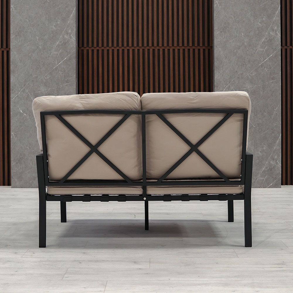 Luxury 9-Seater Outdoor Sofa Set - Grey