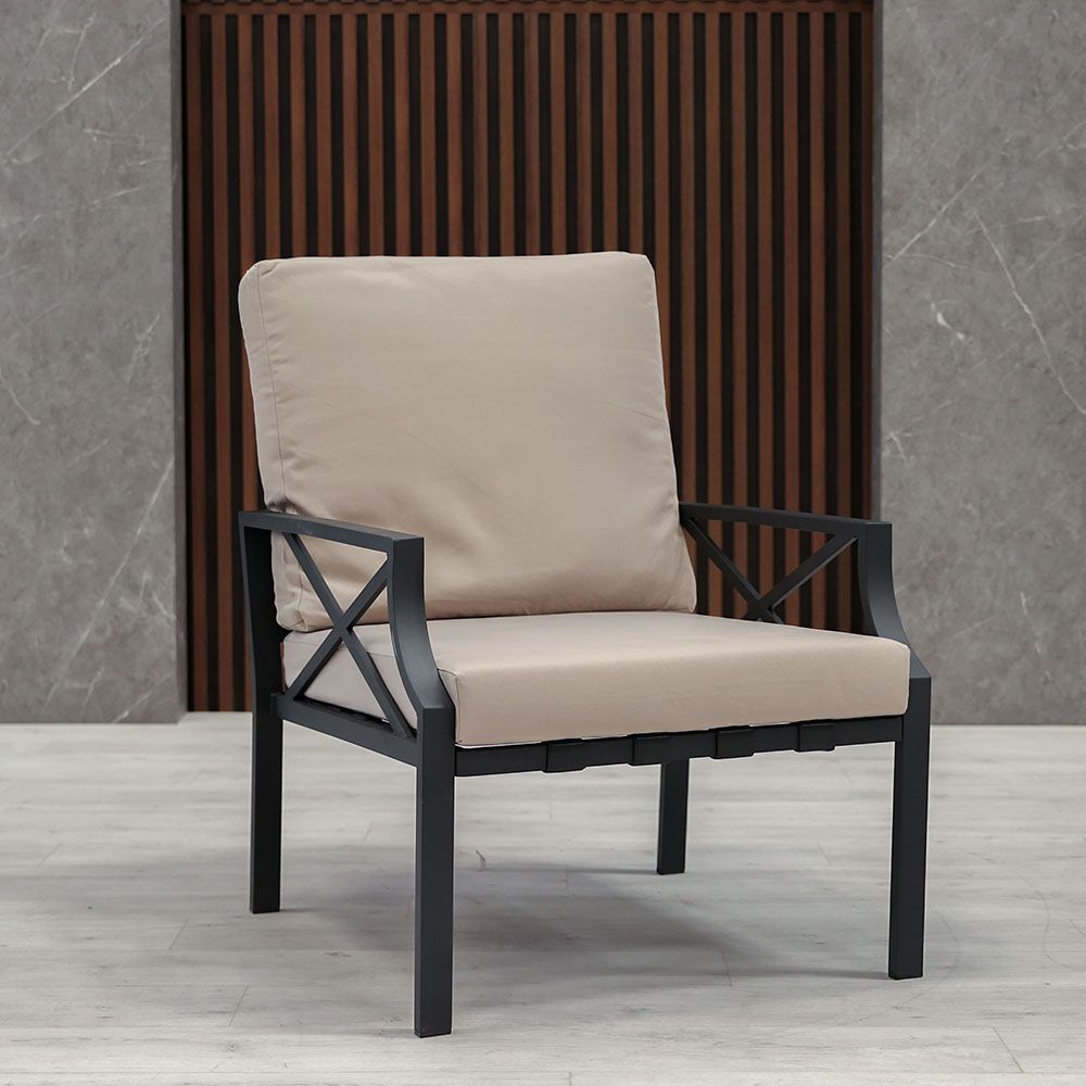 Luxury 9-Seater Outdoor Sofa Set - Grey