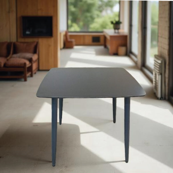 Modern Ceramic Top Square Table – 90x90 cm | Durable & Elegant Dining or Meeting Table
