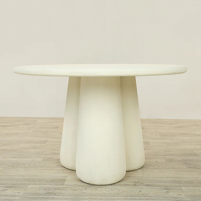 Round Wooden Dining Table – Minimalist Modern Design