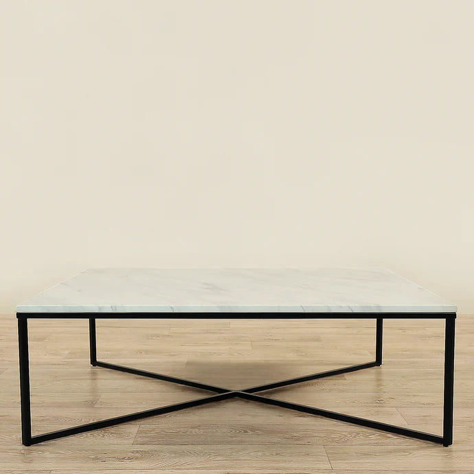 Sauvage Faux Marble Square Coffee Table 90cm|120cm