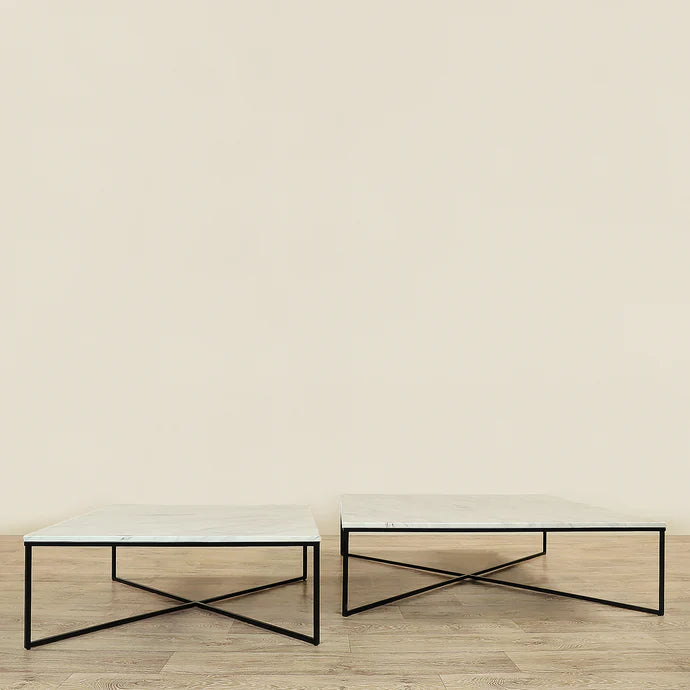 Sauvage Faux Marble Square Coffee Table 90cm|120cm