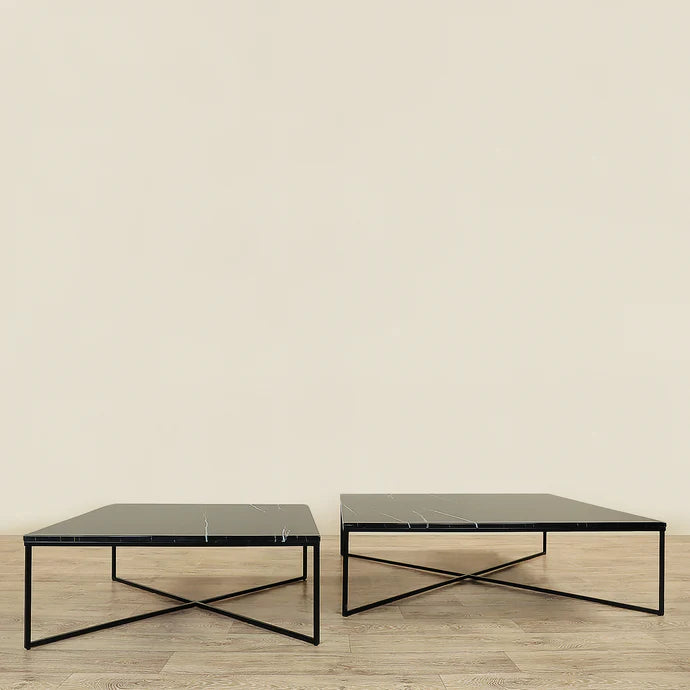Sauvage Faux Marble Square Coffee Table 90cm|120cm