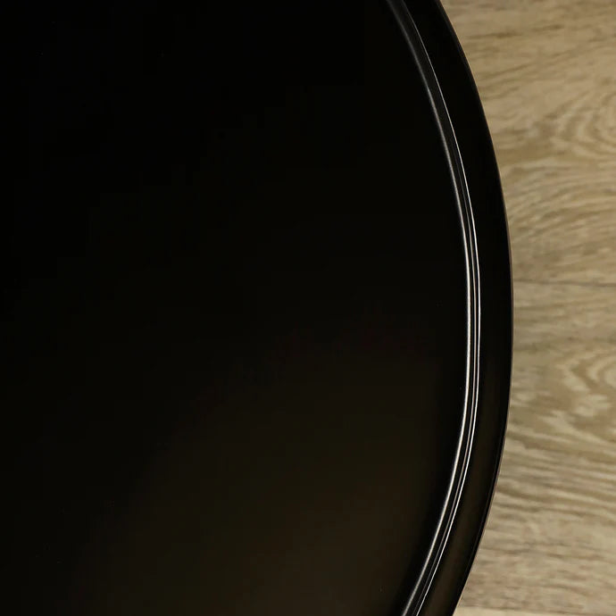 Scout Coffee Table – Matte White & Black Fiberglass