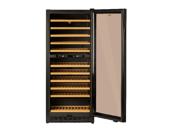 Wine and Beverage Cooler 121 Bottle Dual Zone Wine Fridge 325L Black – TERBC128DZ