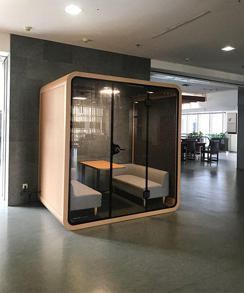 Quartet Silence Booth, 4 Person Silence Pod, Office Soundproof Booth-GCC Home Center