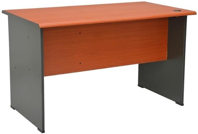 Wooden Office Desk MAF-WT120x70cM with 3 Drawer with 1 Drawer with Key lock simple desk easy to Install and easy to move anywhere good for home use office use etc. (Cherry)