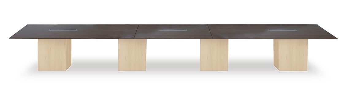 Mahmayi Modern Conference Table, Office Meeting Table, Conference Meeting Room Table - Light Concrete, 480CM