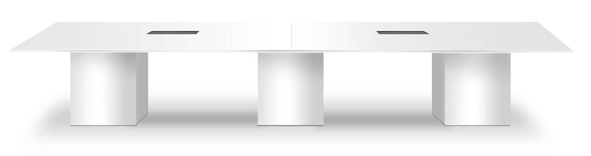 Mahmayi Modern Conference Table, Office Meeting Table, Conference Meeting Room Table - Light Concrete, 480CM