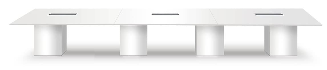 Mahmayi Modern Conference Table, Office Meeting Table, Conference Meeting Room Table - Light Concrete, 480CM