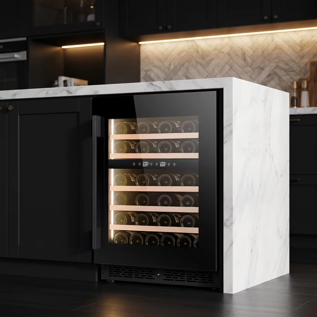 24 Inch Dual Zone Wine Fridge with 41 Bottle