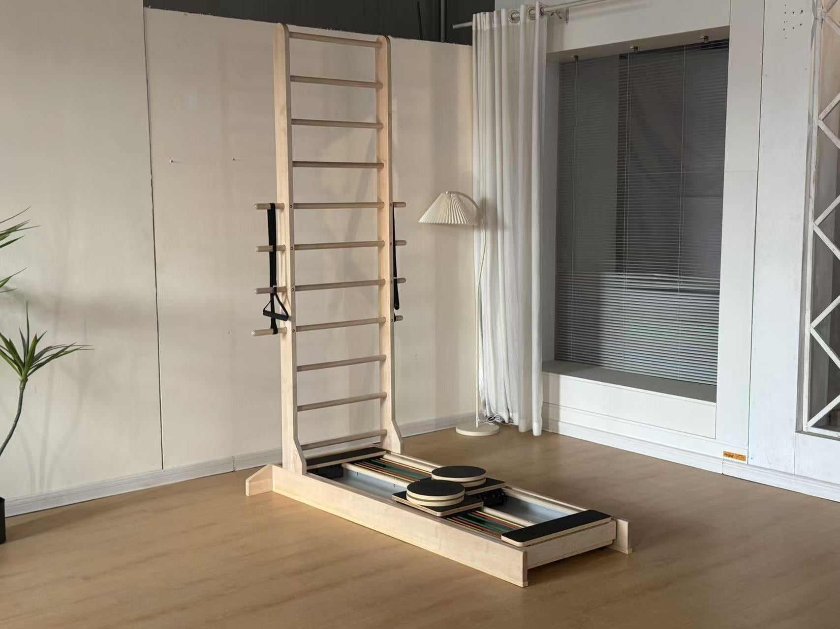 Pilates Align Core Equipment Pilates Reformer Wall-Mounted Trainer Pilates Two-Way Sliding Ladder