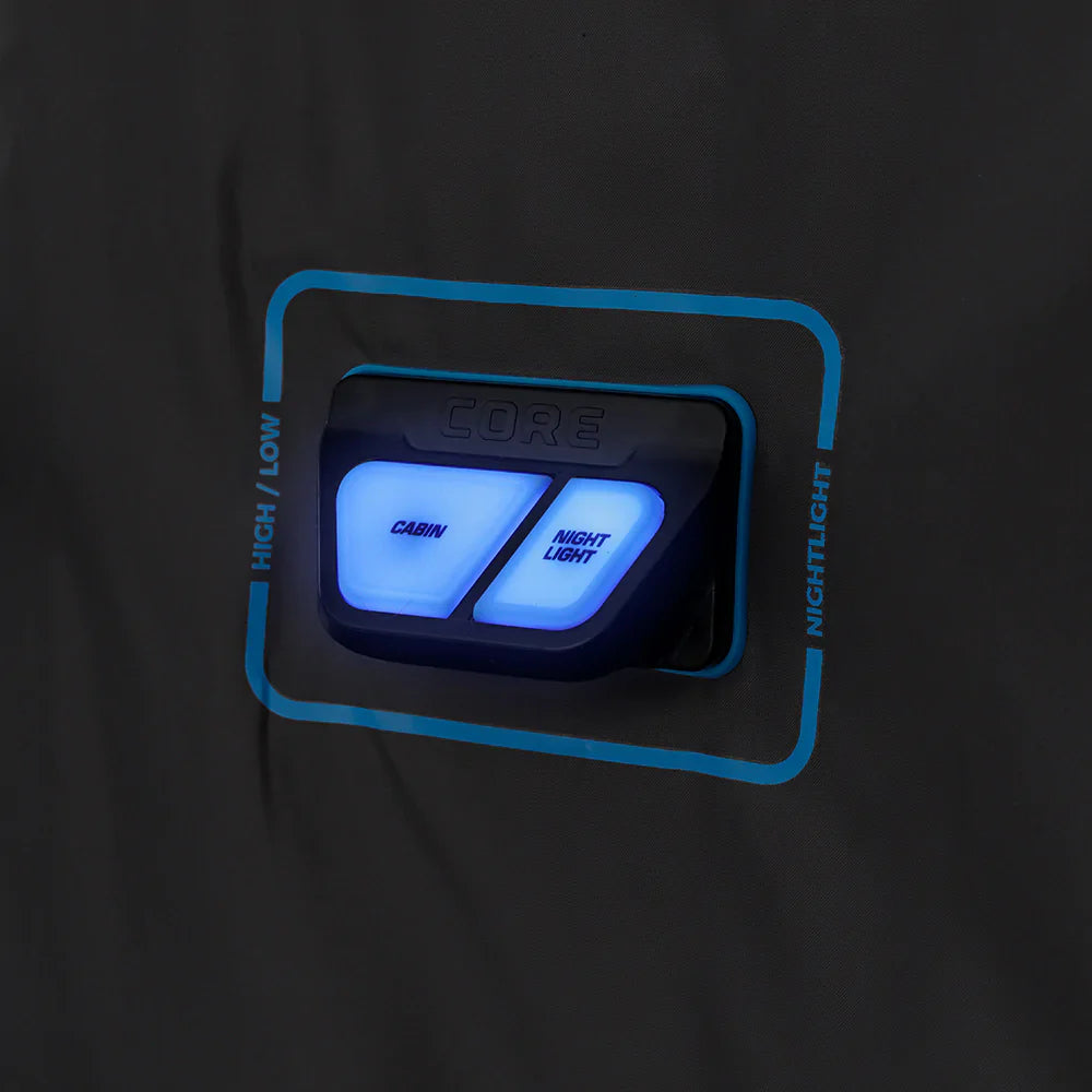 Core 9 Person Lighted Instant Cabin Tent – 14' x 9'