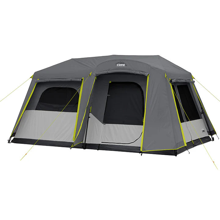 Core 9 Person Instant Cabin Tent with Full Rainfly – 14' x 9'