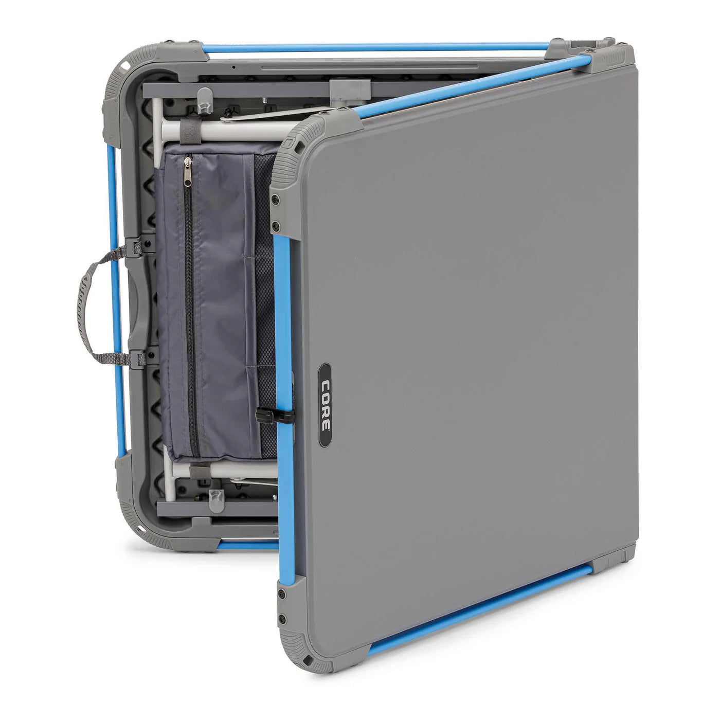 Core 4 Foot Outdoor Table with Flex Rail – Portable, Outdoor Prep Table, Camping Table